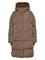 Closed Puffer Coat Jackets & Coats - Brown - M – kuva 1