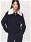 Mango Mango Wool-Blend Jacket With Shearling-Blend Collar - Navy - XL – kuva 1