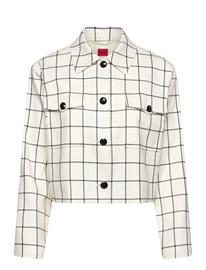 HUGO Asulia Outerwear Jackets Light-summer Jacket White HUGO