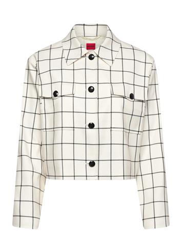 HUGO Asulia Outerwear Jackets Light-summer Jacket White HUGO