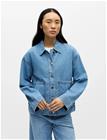 Object Object Objrosie Re L/S Overshirt Noos - Blue - XL