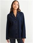 Vero Moda - Sininen - Vmkanika Ls Denim Blazer Shirt SI35