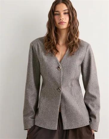 Pieces - Ruskea - Pcriley Ls Blazer – kuva 1/1