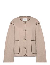 Selected Slfmalina Quilted Jacket #S - Brown - 44