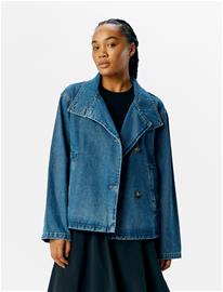 Object Objtilla Gro L/S Lo Denim Jacket Noos - Blue - XL