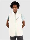 Patagonia Retro Pile Liivi natural w / ellwood green Naiset