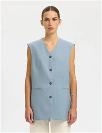 Selected Slfboxy Lisa Vest - Blue - 42