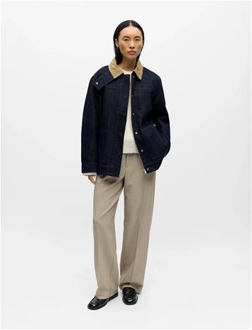 Object Objsirenna L/S Lo Denim Jacket 143 - Navy - 42