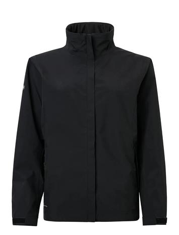 Abacus Lds Links Stretch Rainjacket - Black - XXL
