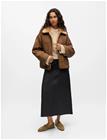 Object Objsharri Ls Lo Reversible Jacket 140 - Brown - 42