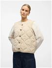 Object Objallie Lo Quilt Waistcoat E Aw Fair 25 - Cream - 42