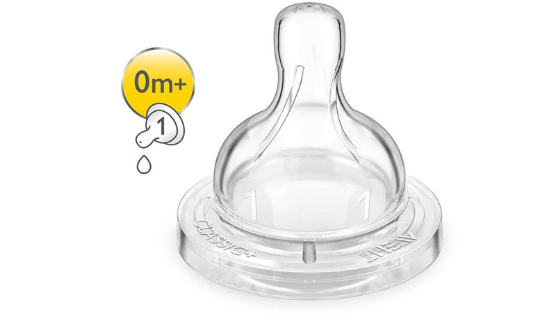 Silikonitutti Philips Avent Classic, 0+ kk