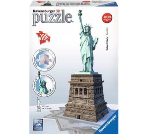 3D-palapeli Vapaudenpatsas Ravensburger, 125845, 108 palaa