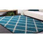 Matto Long Modern turkoosi, 140x190 cm