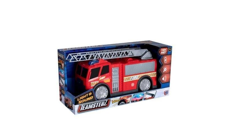 Teamsterz - Mighty Machines Value Medium Light and Sound Fire Engine