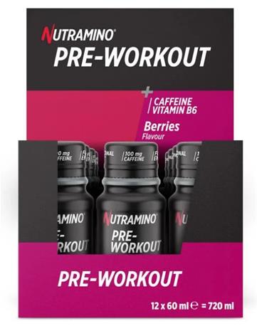 Nutramino - Pre-Workout Shot - Orange 12x60ml