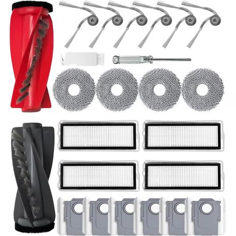 Vaihtotarvikesarja yhteensopiva Roborock Qrevo S5V / Curv / Edge -sarjan robotti-imureiden kanssa
