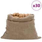 vidaXL Juuttisäkit 30 kpl 100x110 cm 100% Juutti 220 gsm