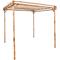 vidaXL Pergola bambu 170x170x220 cm – kuva 5