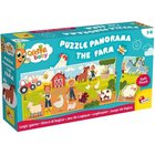 La Ferme - Panoraminen palapeli - CAROTINA BABY - Loogisen ajattelun kehittäminen, Pienet motoriset taidot
