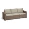 Puutarhasohva California, 3 istuttava, beige – kuva 1