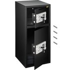 74L kassakaappi Vevor, 350x350x750 mm, musta