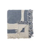 Bloomingville Ethan Throw Home Textiles Cushions & Blankets Blankets & Throws Blue Bloomingville
