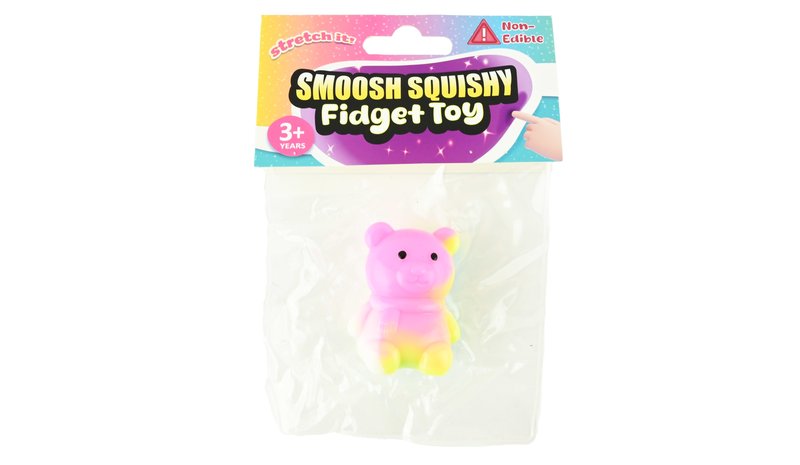 SMOOSH SQUISHY BEAR 5CM FIDGET
