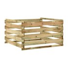 vidaXL Puutarhan komposti 120x120x70 cm kyllästetty mänty