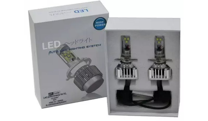 LED polttimosarja H4 H/L 30 W – kuva 1/1