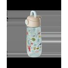 Rice - Plastic Kids Drinking Bottle with Blue Ocean Print - Blue - 550 ml