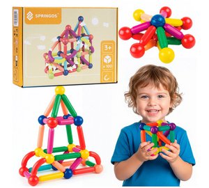 Magneettinen rakennussarja 100 osaa Springos KG0051