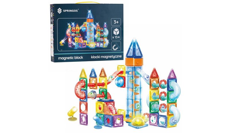 Magnetiset rakennuspalikat 134 osaa Springos KG0062