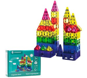 Magneettinen rakennussarja 120 osaa Springos KG0049