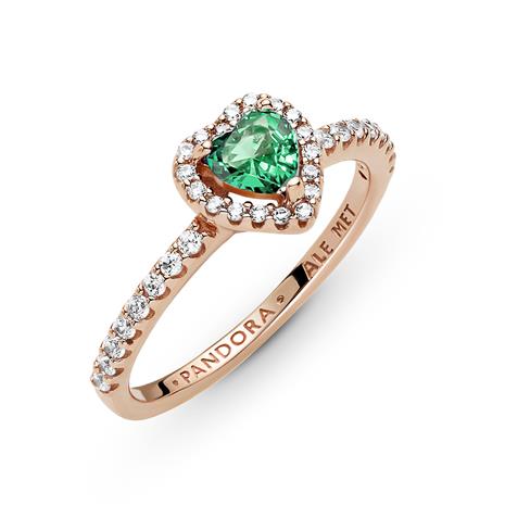 Pandora Ring Non-stackable Sparkling Elevated Heart 188421C03, sormus