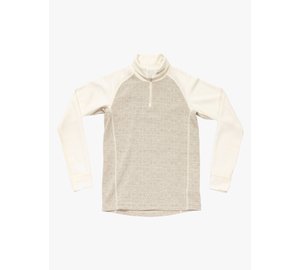 Devold Duo Active Merino Zip Neck Jr Paita, Raw White, 10 vuotta