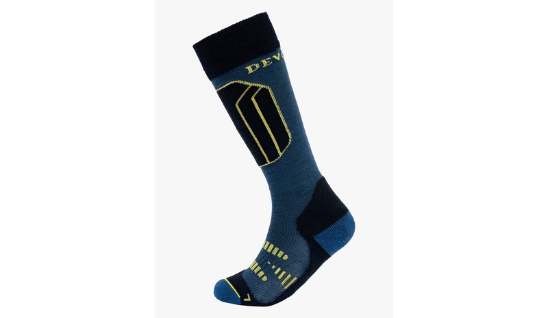 Devold ALPINE MERINO Sukat Merinovilla KID, Ink, 25-27