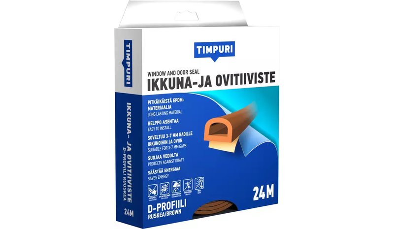 Tiiviste Timpuri D 24 m ruskea