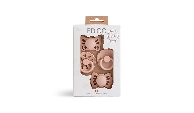 Frigg - Baby's First Pacifier Floral Heart - Blush