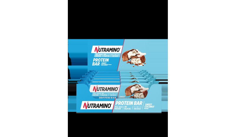 Nutramino - 12x Proteinbar Sweet Coconut - Milk Chocolat 55g