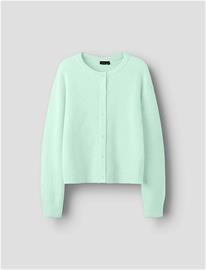 LMTD Nlfbynt Ls Knit Cardigan - Yellow - 170-176