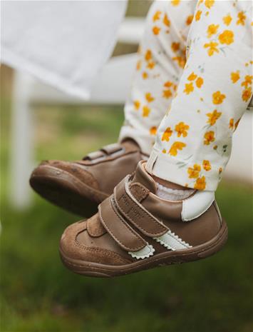 Pom Pom Pmpride Velcro Barefoot Sneaker - Brown - 25