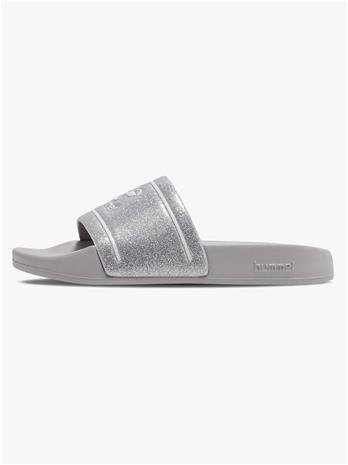 Hummel Pool Slide Glitter Jr - Silver - 38