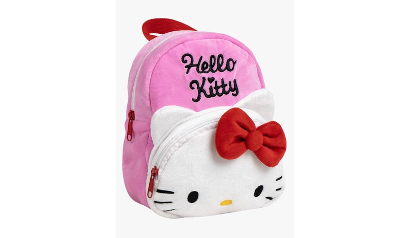 Hello Kitty Plyysi Reppu, Vaaleanpunainen