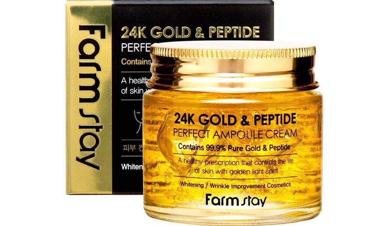 Farmstay 24K Gold & Peptide Perfect Ampoule Cream - 80 ml