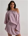 Nelly - Vaaleanpunainen - Slouchy Lace Dress