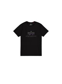 Alpha Industries - Basic Rainbow Reflective T-Shirt - T-paita - Miehet - Musta