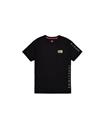 Alpha Industries - Camo Sleeve T-Shirt - T-paita - Miehet - Musta
