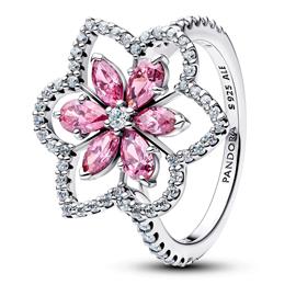 Pandora Timeless tuplakukka sormus hopea 194577C01