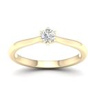 Lykken Elegance LYG25286 kultainen solitairesormus 0,20 ct
